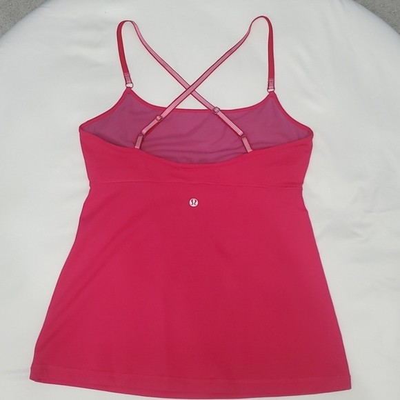 Lululemon hot pink size 4/6 tank - Picture 2 of 5